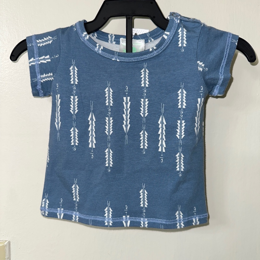 Petals & Peas Blue Arrow Print Set